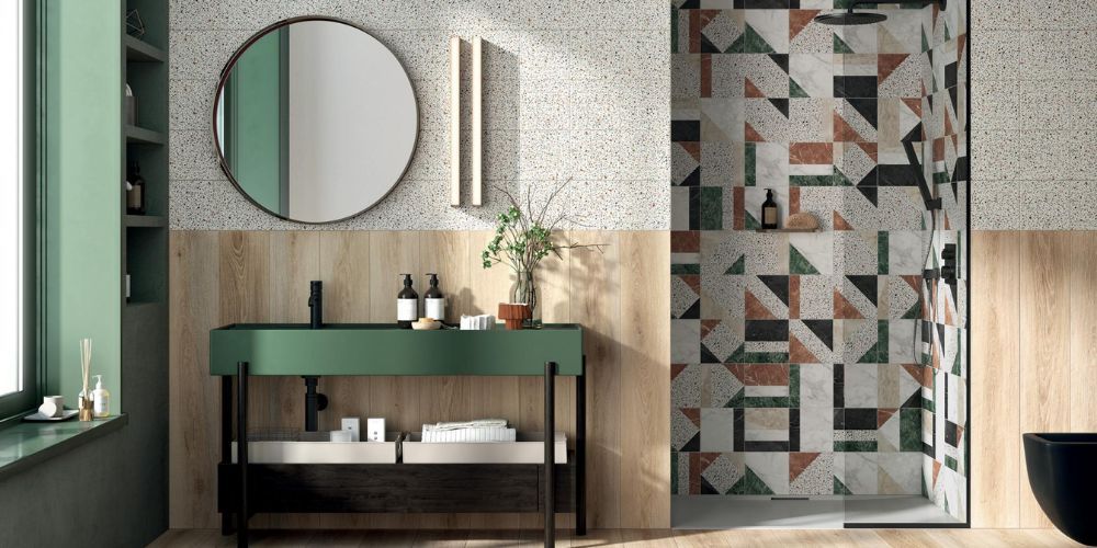 Mix & Match: abbinare diversi effetti del gres per pavimenti unici