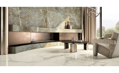 Marble effect stoneware matt or glossy? A guide to choosing