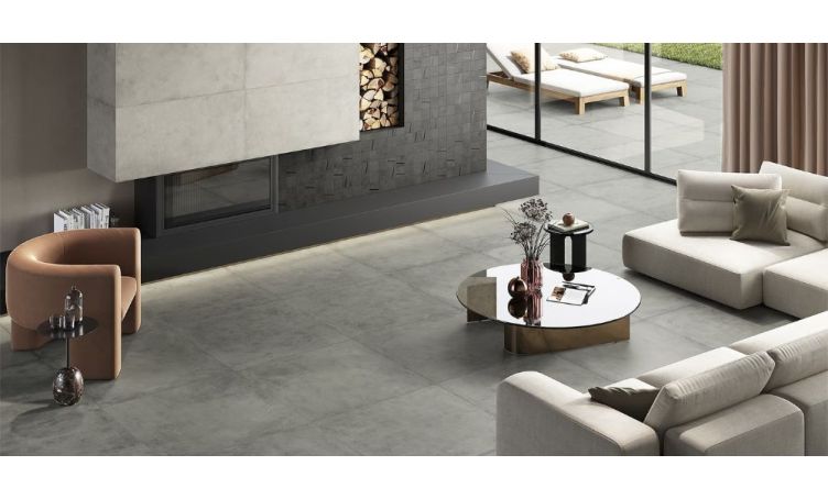 Concrete-Effect Porcelain Stoneware: The Essence of Urban and Contemporary Style