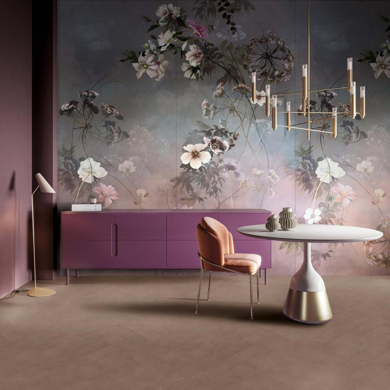 Red resin-effect porcelain tile 60x120 cm - CS25061