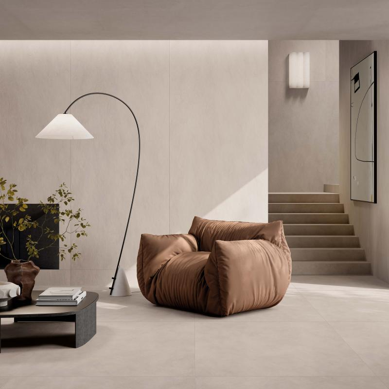 Sand resin-effect porcelain tile 60x120 cm - CS25069
