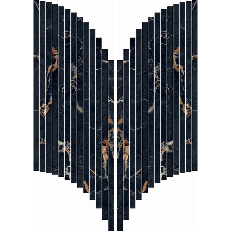 Mosaic Abk Sensi Signoria Ventaglio Port Gold Lpp 28X60 - PF60009151