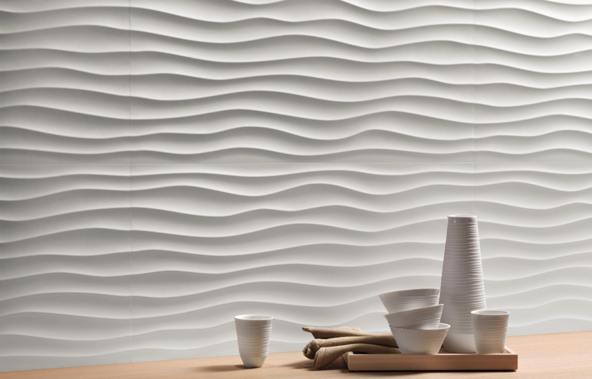 Atlas Concorde 3D Wall Design Dune White Matt 40X80 - 8DUW