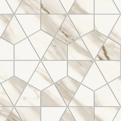 Mosaic Atlas Concorde Marvel Meraviglia Calacatta Bernini Hexagon Lapp. 40.3X46.6 - AJQZ