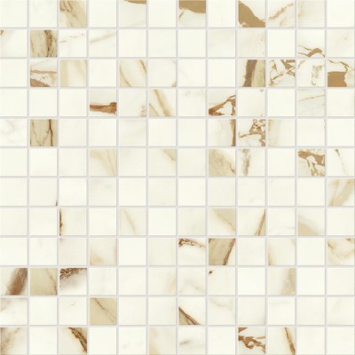 Mosaic Atlas Concorde Marvel Shine Calacatta Imperiale Lapp 30X30 - A426