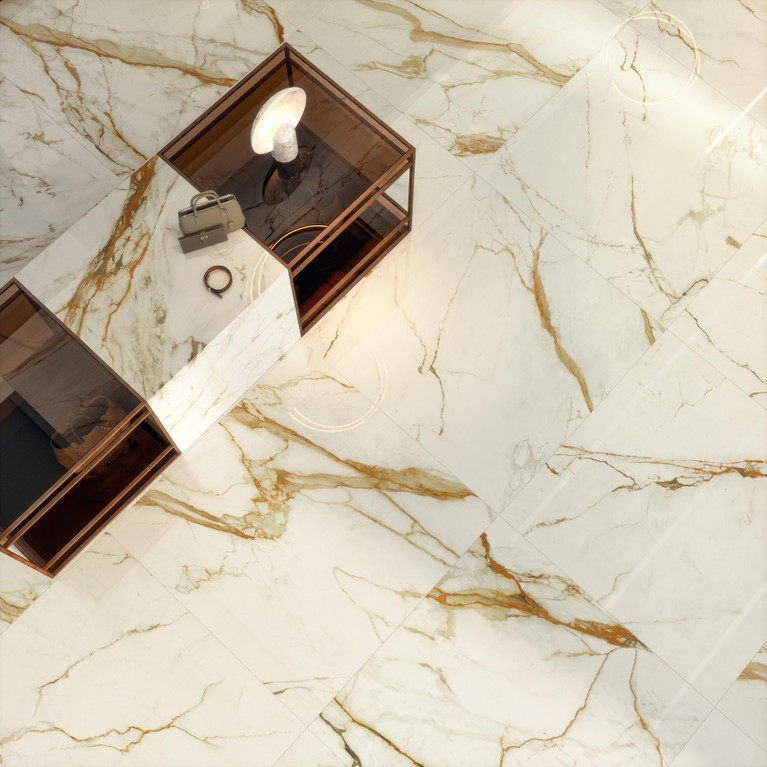 Atlas Concorde Marvel Shine Calacatta Imperiale 75x150 Lapp. - A7GD