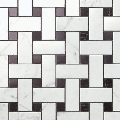 Mosaic Atlas Concorde Marvel Stone Basketweave Cold Lapp. 30X30 - AS2O