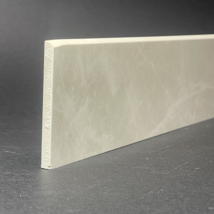 Beige Marble Porcelain Skirting Board H.7cm X L.100cm