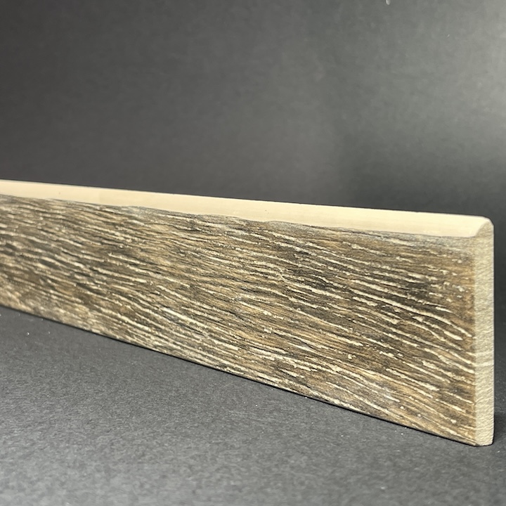 Wood Chalet Cherry Porcelain Skirting Board H.6cm X L.90cm