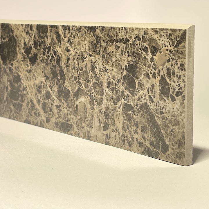Emperador Extra Polished Porcelain Skirting Board H.7cm X L.80cm