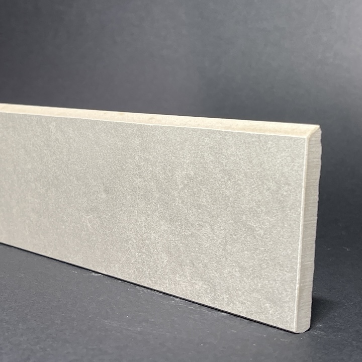 Gray Porcelain Skirting Board H.7cm X L.59.5cm