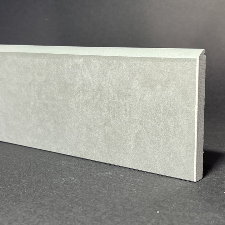 Skirting Board In Polished Tortora Resin Porcelain H.8cm X L.80cm