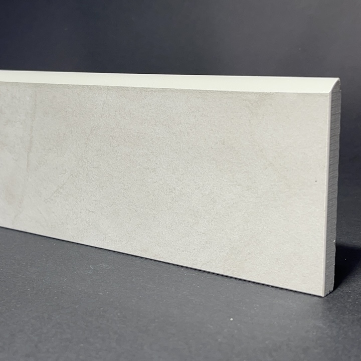 Skirting Board In Gray Resin Porcelain H.8cm X L.80cm