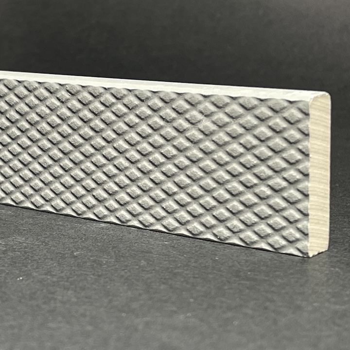 Uni Carrè Gray Porcelain Skirting Board H.3,11cm X L.40cm