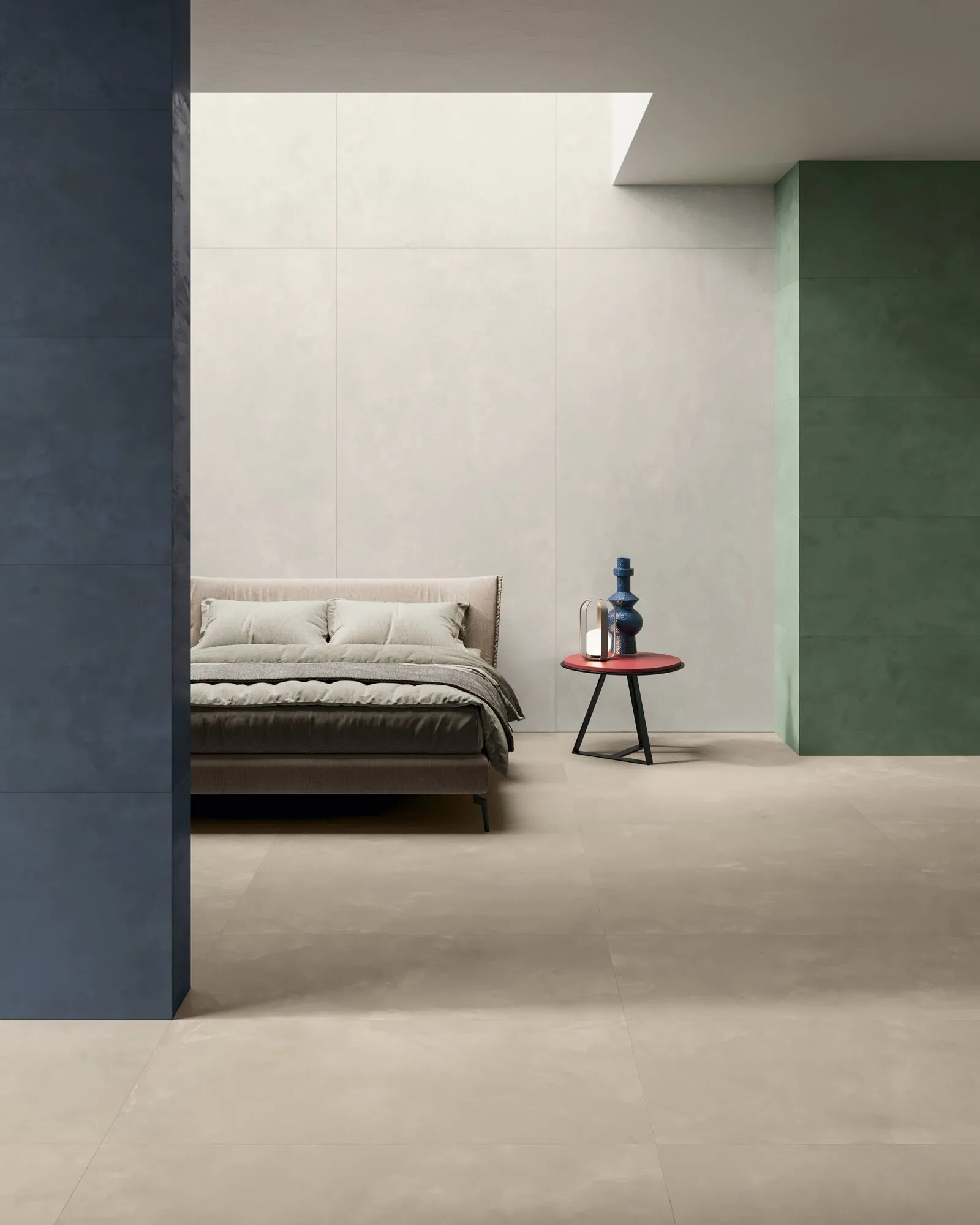 Ice concrete-resin effect porcelain tile 60x120 cm - CS25023
