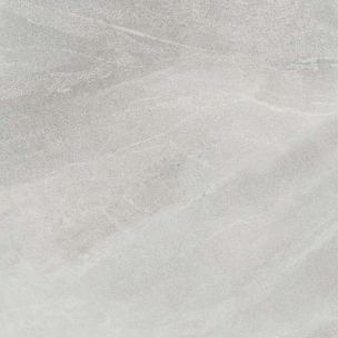 Light grey primitive stone-effect porcelain tile 120x120 cm - CS25073