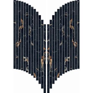 Mosaic Abk Sensi Signoria Ventaglio Port Gold Lpp 28X60 - PF60009151