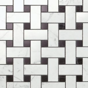 Mosaic Atlas Concorde Marvel Stone Basketweave Cold Lapp. 30X30 - AS2O