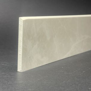 Beige Marble Porcelain Skirting Board H.7cm X L.100cm