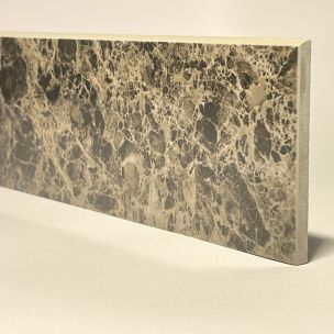 Emperador Extra Polished Porcelain Skirting Board H.7cm X L.80cm