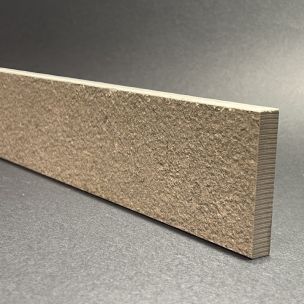 Skirting Board In Bushhammered Gray Stone Porcelain H.7cm X L.59.5cm
