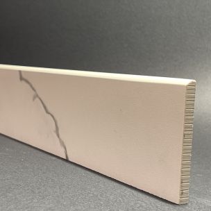 Calacatta Silk Porcelain Skirting Board H.8cm X L.59.5cm