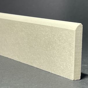 Skirting Board In Ivory Cement Porcelain H.5cm X L.60cm