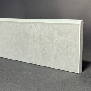 Skirting Board In Polished Tortora Resin Porcelain H.8cm X L.80cm