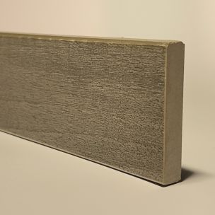 Gray Wooden Porcelain Skirting Board H.6cm X L.119,5cm