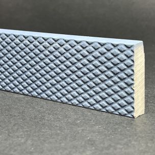 Uni Carrè Blue Porcelain Skirting Board H.3.9cm X L.40cm