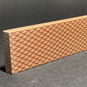Uni Carrè Red Porcelain Skirting Board H.3,1cm X L.40cm
