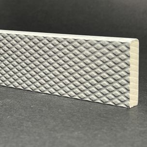 Uni Carrè Gray Porcelain Skirting Board H.3,11cm X L.40cm