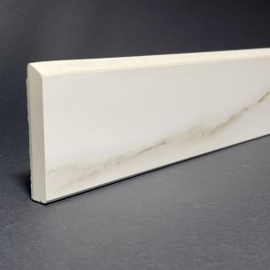 Calacatta Silk Porcelain Skirting Board H.7cm X L.119cm