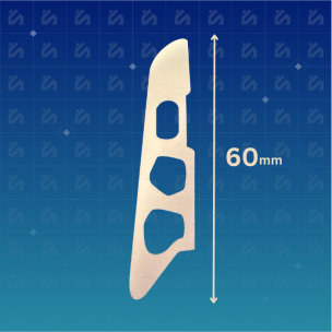 PVC Skirting Board Covered in Coordinated Film 2.4lm - 10 pz (8kg) 