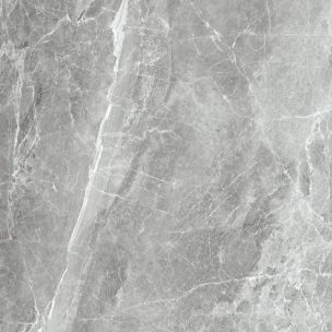 Refined Marble Effect Porcelain Tile Matt Gray 60X60 - ECPO813