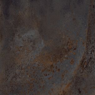 Porcelain Tiles Oxidized Metal Effect Black 20mm R11 80X80 - EFBK437