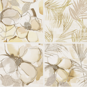 Elios Clay Flower Mustard 10X10 - 00G1D06