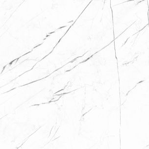 Matt White Marquina Marble Effect Porcelain Tile 60X120 - EMAA126