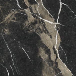 Marble Effect Porcelain Tile With Matt Black Beige Veins 60X120 - EPIB163