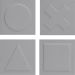 Bardelli Play 3 Grigio 12.5x12.5 - PL03012