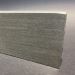 Skirting Board In Striped Black Porcelain H.6.8cm X L.100cm