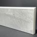 Skirting Board In Silk Gray Marble Porcelain H.7cm X L.74,5cm