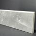 Skirting Board In Silk Ii Gray Marble Porcelain H.7cm X L.74.5cm