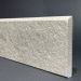 Cendre Flamme Bushhammered Porcelain Skirting Board H.9.5cm X L.59.5cm