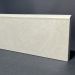 Skirting Board In Glossy White Porcelain H.3.5cm X L.98cm