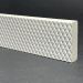 Uni Carrè White Porcelain Skirting Board H.3,8cm X L.40cm