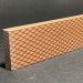 Uni Carrè Red Porcelain Skirting Board H.3,1cm X L.40cm