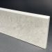 Skirting Board In Satin White Marble Porcelain H.8cm X L.74.5cm
