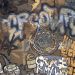 Porcelain stoneware covering decorated with Graffiti Multicolor Rt 60x120 - EGMR1709