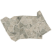 Mosaic Fap Nativa Grey Fly Satin 25X41.5 - fQNM
